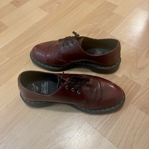Dr. Martens VEGAN 1461 OXFORD SHOES in Cherry Red
